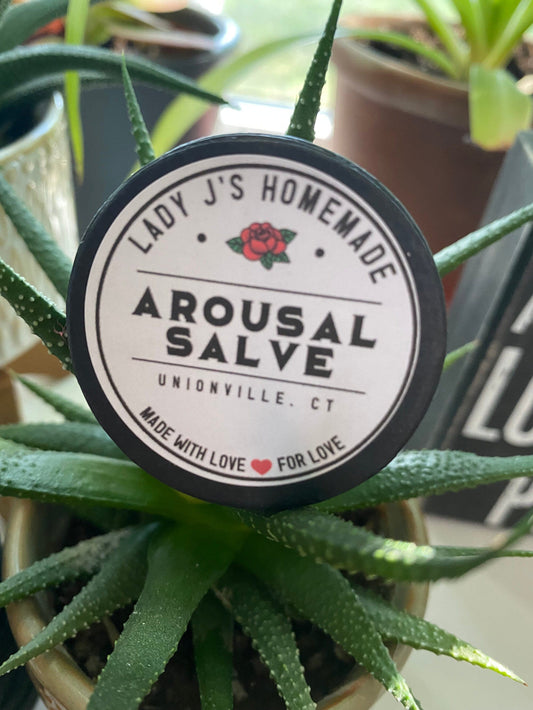 Lady J's Organic Arousal Salve - Spicy .5 oz